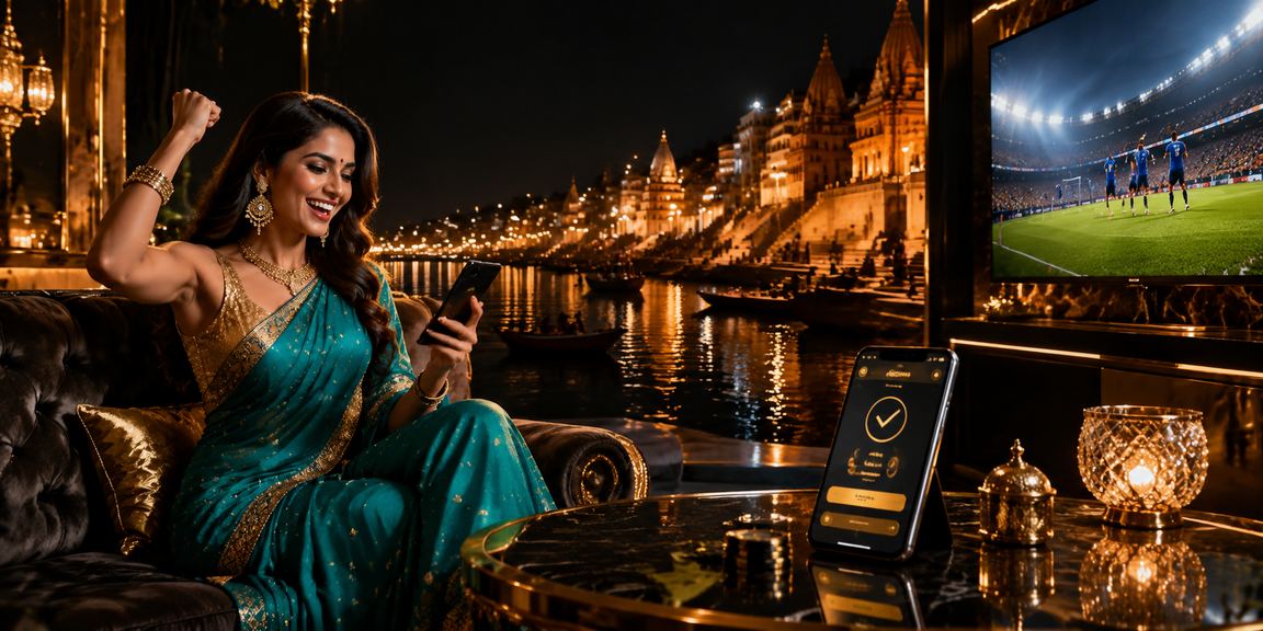 Varanasi Ghat with mobile payment